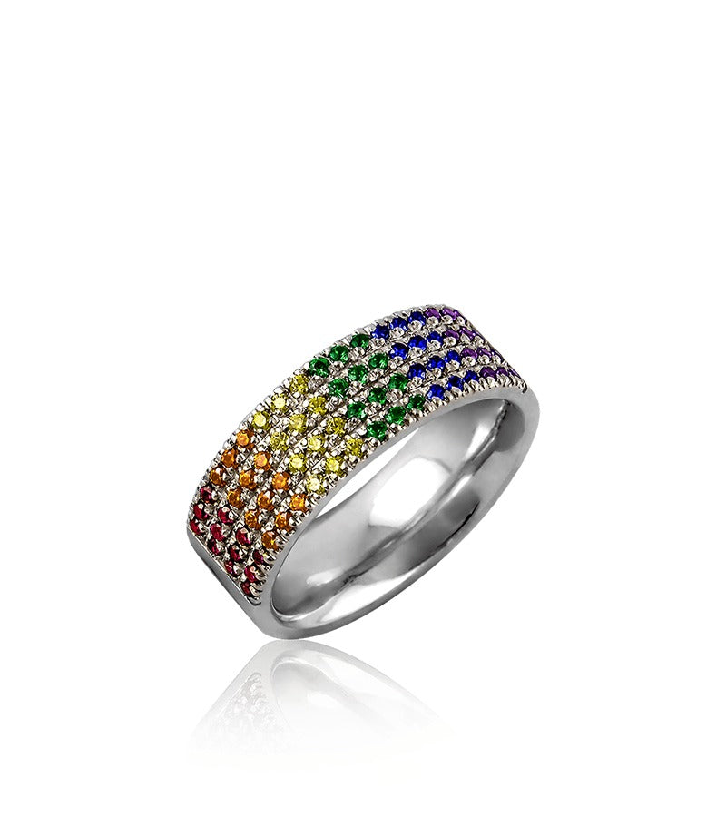 Anello multicolor